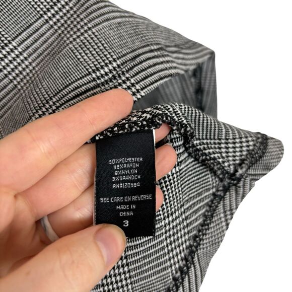 Torrid Black White Houndstooth Skater Mini Skirt Women’s Plus Size 3 - Picture 6 of 6